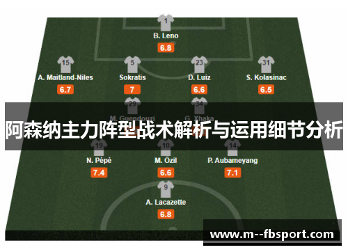 阿森纳主力阵型战术解析与运用细节分析