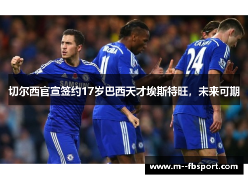 切尔西官宣签约17岁巴西天才埃斯特旺,未来可期 切尔西官宣签约17岁巴西天才埃斯特旺,未来可期