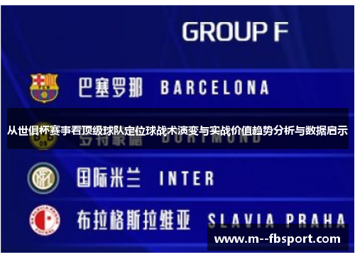 从世俱杯赛事看顶级球队定位球战术演变与实战价值趋势分析与数据启示